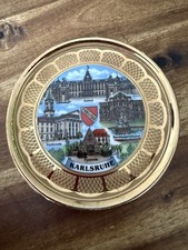 Theo Kuhn Burgeindheim Karlsruhe 22.8karat Goldauflage Plate picture