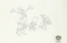 Animaniacs-Yakko, Wakko, Dot-Original Production Drawing-H.M.S Yakko picture