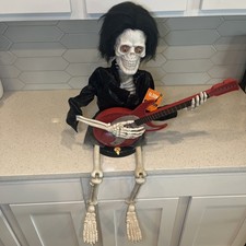 Joan Jett Animated Guitar Player Skeleton  I Love Rock & Roll Movement Sound New picture