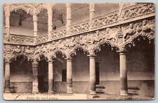 1909 Guadalajara Spain Palacio Infantado Patio Leones Postcard F450 picture