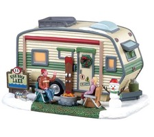 Lemax High Rock Lake Trailer -Holiday Village Lighted Camper - picture