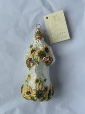 Patricia Breen Ornament Santa FOR YOU VINCENT VAN GOGH SUNFLOWERS New With Tag picture