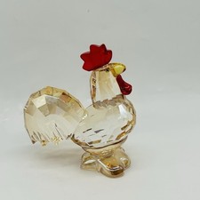 Crystal Rooster Figurine 4x4x2 Inches picture