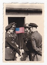 Pre-WW2 Era Original Rare Agfa-Lupex Photo Of Men in General Service Uniform picture