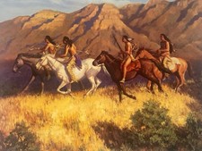 RARE 1996 SUSAN TERPNING RENEGADES SIGNED NUMBERED POSTER PRINT 9/950 24” X 20” picture