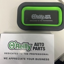 O'Reilly Auto Parts Magnetic Tray Silicone Collapsible 3x5x2 Green Black A-10 picture