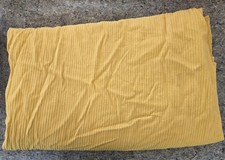 Vintage JCPenney Fashion Manor Penn-Prest Full Bedspread Mustard Gold Ribbed Tex picture