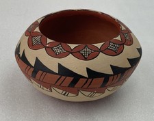 Vintage Jemez Pueblo Native American Pottery  Signed F. Lucero picture