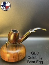 Vintage GBD Celebrity Bent Egg Tobacco Pipe picture
