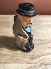 Vintage Royal Doulton England Mini Toby Mug Jug Pitcher Winston Churchill 4