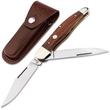 Boker Tree Brand 1095 Folding Hunter 2 Blade Pocket Knife 4