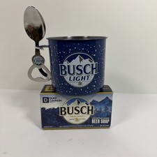 Busch Light Tin Camp Mug with Mountain Sized Beer Soap picture