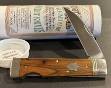 🔥 GEC 99 GREAT EASTERN CUTLERY AMERICAN CHESTNUT WOOD WALLSTREET POCKET KNIFE picture