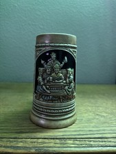 VINTAGE 5” SMALL BUDWEISER GERMAN PILIQUE MUG CSL5 1976 CERAMARTE  RARE  picture