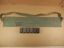 6 Ball M2 M1 Garand Small Letter Springfield Armory Enbloc Clips +1973 Bandolier picture