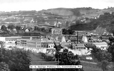 W S George Pottery Company Canonsburg Pennsylvania PA - Reprint picture