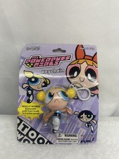 Vintage 2000 Powerpuff Girls Bubbles Keychain New In Box picture