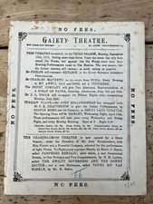 1897 St James's Theatre Programme Tree of Knowledge George Alexander H B Irving picture