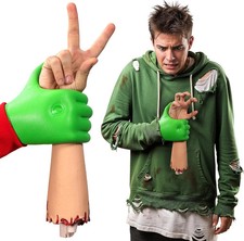 Realistic Severed Hand Prop,Halloween Rubber Fake Hands,Realistic Body Part picture