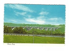 Mendota Bridge By Fort Snelling & Minneapolis StPaul Internat'l Airport Postcard picture