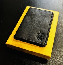 TATUAJE CIGARS LEATHER WALLET CARD HOLDER CIGAR AREA FUMADO FAUSTO AVION picture
