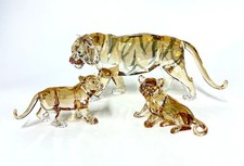Swarovski Crystal Tiger & Cubs, 1003148, 1051686, 1016678.   All boxed picture