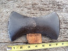 Vintage Grey Gorge Small Saddle Cruiser Double Bit Axe Head 2 lbs Memphis TN picture