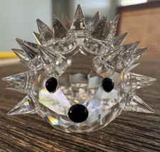 Swarovski Crystal Hedgehog Figurine, Signed w/ Swarovski On The Bottom Sparkles picture