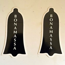 Joe Bonamassa Gibson Les Paul truss rod cover stickers lot of 2 Guitar picture