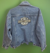 Vintage Men’s HARLEY DAVIDSON Denim Jacket (Large) picture