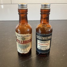 VTG Guckenheimer & Stillbrook Straight Whiskey Bottles Salt-n-Pepper Shakers Set picture