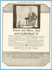 1919 Eastern Manufacturing Co Ad Bangor and Lincoln Maine Paper Mill Letterhead picture