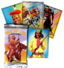 1995 Native Americans Trading Card pack Series 1 Bon Air Cards Sitting Bull picture
