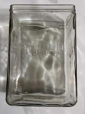 Antique Large GOULD Aqua Glass Farm House Battery Jar 13 1/2