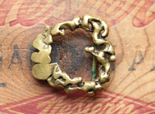 Vintage David Yurman 1973 Solid Brass Small Hand Made Arrowhead Belt Buckle picture