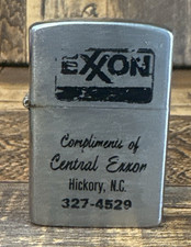 Vintage Exxon Gas Station Advertising Lighter Hickory North Carolina Unmarked picture