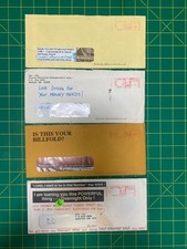 Vintage Rev Ike 4 Different Letters Requesting Donations picture