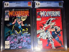 Wolverine #1 & #2 1988 CGC 9.6 White Pages Lot 1st Patch picture