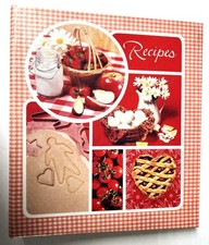 Vintage Hallmark  Recipe Book Binder 6.5