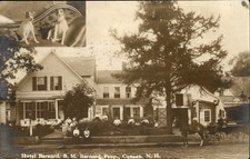 Canaan New Hampshire NH Hotel Barnard c1910s Real Photo Vintage Postcard bhn picture