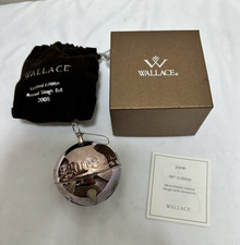 2008 WALLACE SILVERSMITHS SILVER PLATE SLEIGH BELL picture