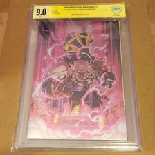 Invincible Universe: Battle Beast #3 CBCS 9.8 Godtail Excl Virgin Foil Signed picture