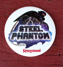 Steel Phantom Kennywood Park Pinback Pin picture
