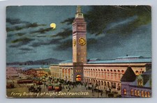 Vintage California Postcard SAN FRANCISCO Ferry Building 1914 picture