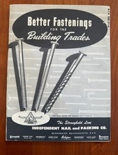 FREE SHIP 1955 Better Fastenings for the Building Trades Stronghold Line picture