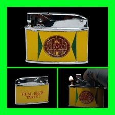 Vintage Jax Beer Double Sided Flat Ad Petrol Lighter - In Working Condition RARE picture