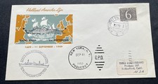 RARE Holland America Line Postmarked Envelope ss Rotterdam New York Sept 11 1959 picture