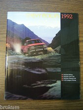 NEW LARGE 68 PAGE MINT 1992 CHEVROLET CHEVY PICKUPS  DEALER  BROCHURE (BOX 566) picture