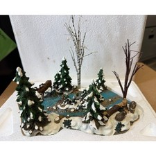 Department 56 Woodland Animals at Mill Creek Village Accessory Deer Ducks Winter picture