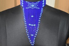 Handmade Boho Beaded Necklace Multi Strand Southwestern Native-Style Jewelry picture